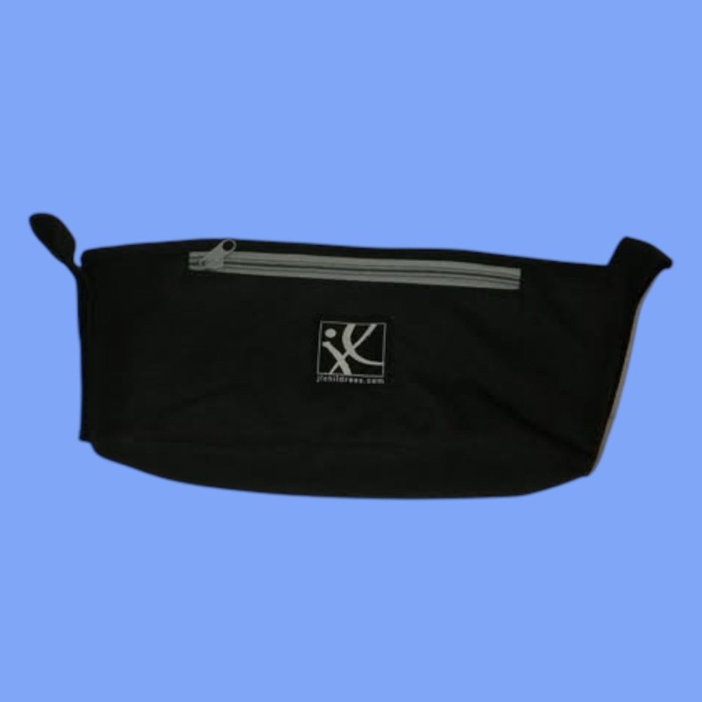 JLChildress Parent Tray for Strollers with Chevron Lining in Black